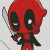 Chibi Deadpool diamond painting