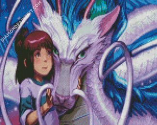 Chihiro And Haku diamond painting