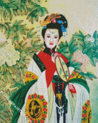 Chinese Girl diamond painting