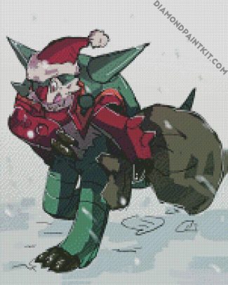 Christmas Chesnaught diamond painting