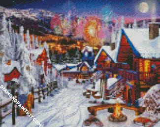 Christmas In Vermont diamond painting