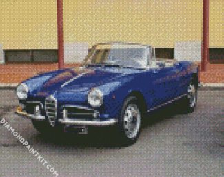 Classic Alfa Romeo diamond painting