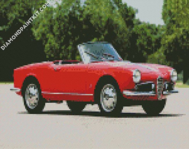 Classic Alfa Romeo Car diamond painting