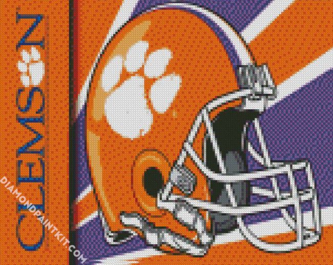 Clemson Tigers Logo diamond painting