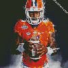 Clemson Tigers Football Player diamond painting