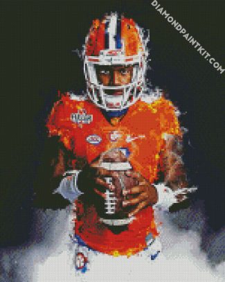 Clemson Tigers Football Player diamond painting