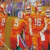 Clemson Tigers Football Players diamond painting