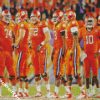 Clemson Tigers Football Team diamond painting