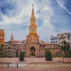 Clock Tower Monument Cartagena diamond painting