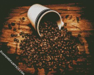 Coffee Beans diamond painting