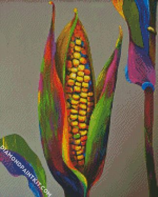 Colorful Corn diamond painting