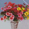 Cosmos Flowers Vase diamond painting