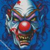 Creepy Circus Clown Face diamond painting