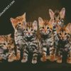 Cute Bengal Kitties diamond painting