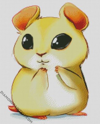 Cute Hamster diamond painting