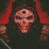 Diablo Game Skull diamond painting