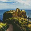 Dunnottar Castle Aberdeen diamond painting