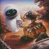 Eve And Wall E Robots diamond painting