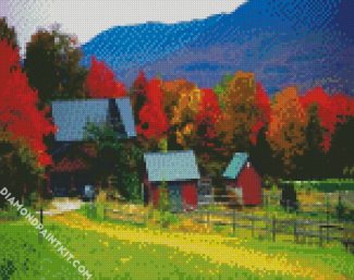 Fall In Vermont diamond painting