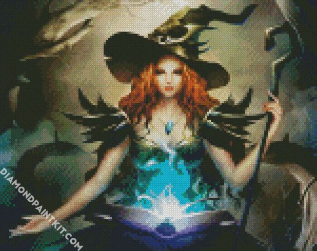 Fantasy Witch diamond painting