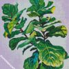 Fiddle Leaf Fig diamond painting