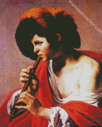 Flutist Boy diamond painting