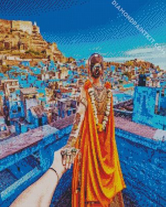 Follow Me To India diamond painting