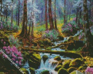 Forest Creek diamond painting