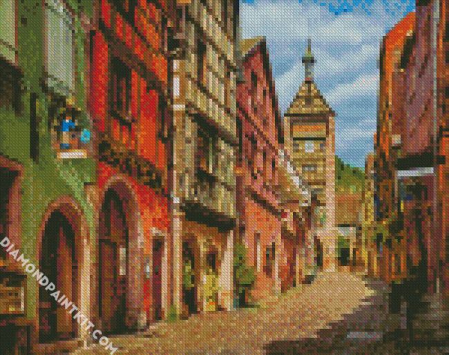 France Colmar City diamond painting