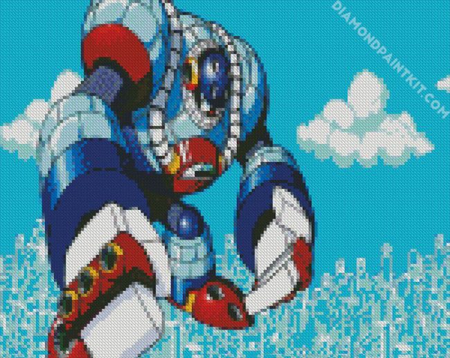 Frost Man Robot diamond painting