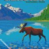 Glacier National Park Poster diamond painting