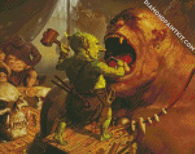 Goblin Dentist diamond painting