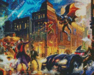 Gotham City diamond painting