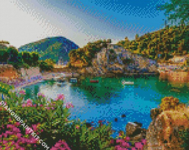 Greece Corfu diamond painting