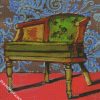 Green Chair diamond painting