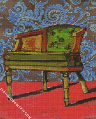 Green Chair diamond painting