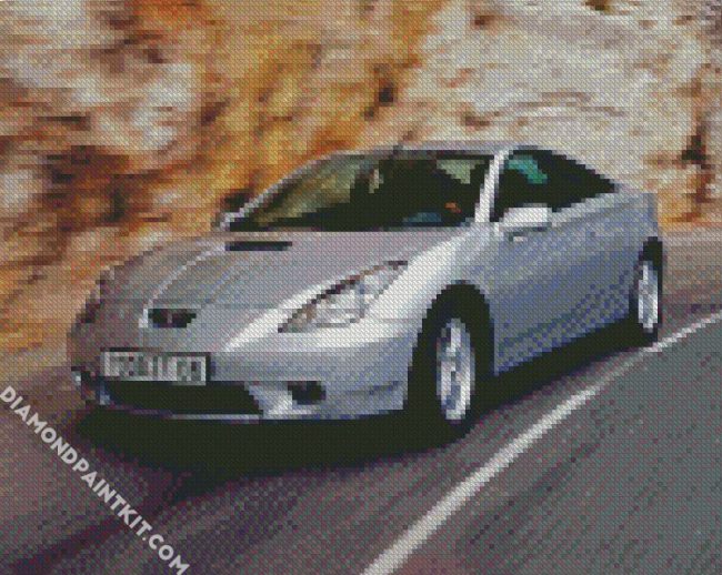 Grey Toyota Celica Car diamond painting