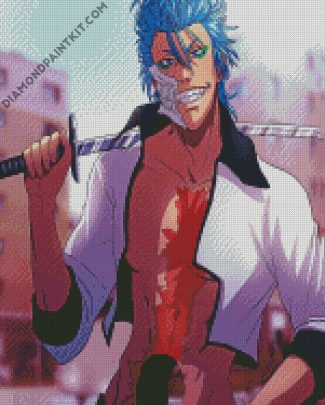 Grimmjow Jaegerjaquez Bleach diamond painting