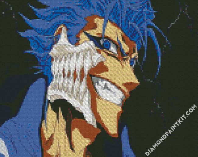 Grimmjow Jaegerjaquez Face diamond painting