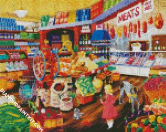 Grocery Store diamond painting