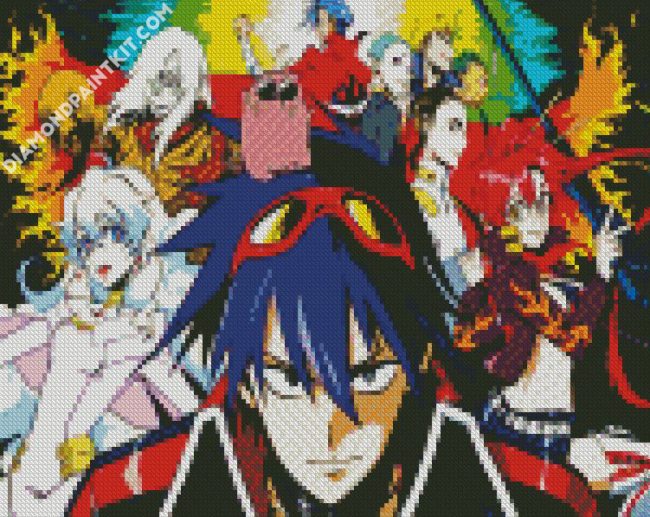 Gurren Lagann Anime Characters diamond painting