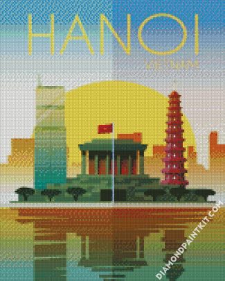 Hanoi Vietnam diamond painting