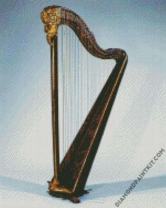 Harp Musical Instrument diamond painting