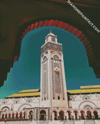 Hassan II Mosque Casablanca diamond painting