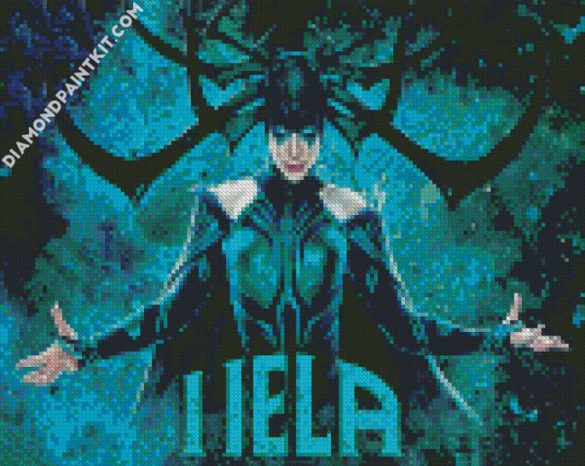 Hela Marvel diamond painting