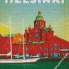 Helsinki Finland Poster diamond painting