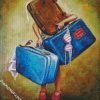 Holding Bags diamond painting