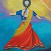 Indian Dancer Girl diamond painting