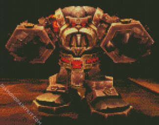 Iron Golem diamond painting