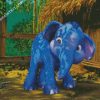 Jumbo The Blue Elephant diamond painting